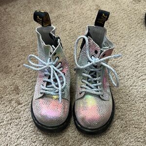 Dr. Martens Kids Iridescent Boots